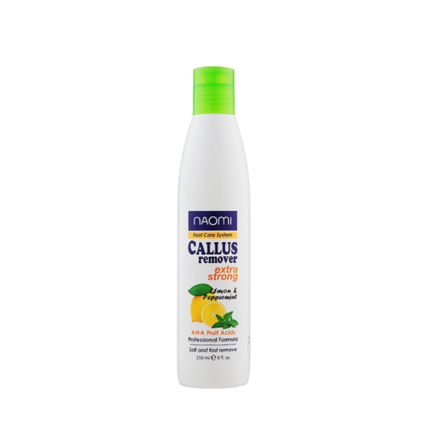 Кислотний пілінг для педикюру Naomi Callus Remover Extra Strong (Lemon & Peppermint), 500 мл