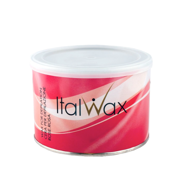 Воск для депиляции в банке ItalWax, 400 мл - роза