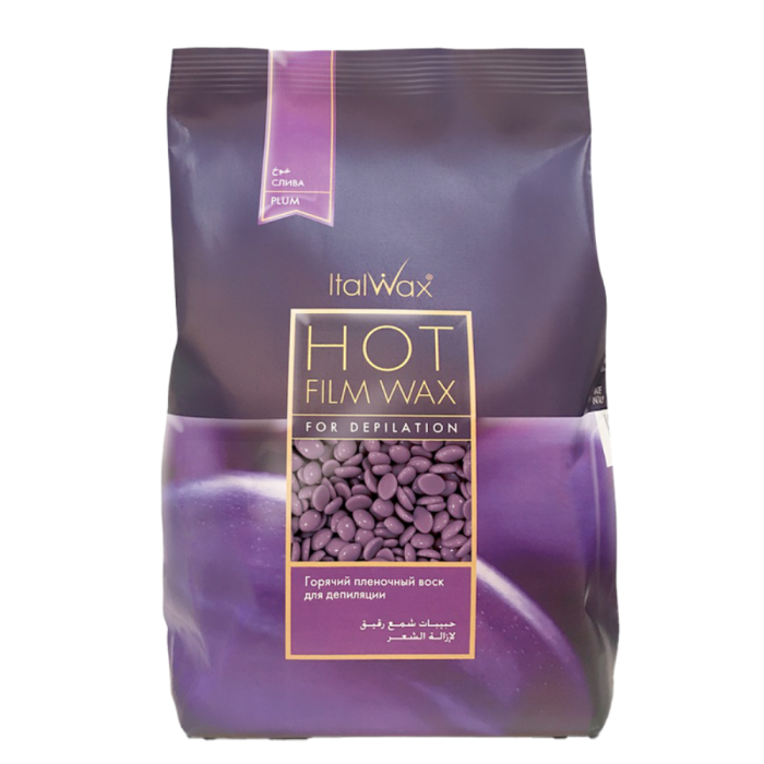 Віск для депіляції гранульований ItalWax, 1000 г - сливовий