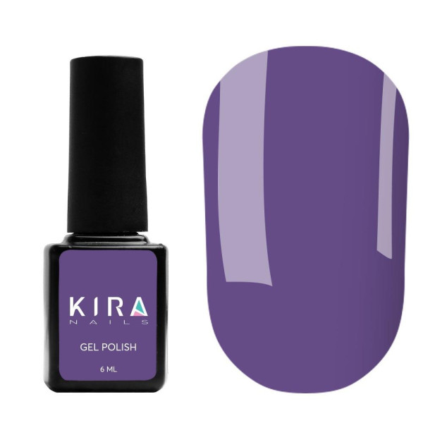 Гель-лак Kira Nails №158 (приглушенный фиолетовый, эмаль), 6 мл