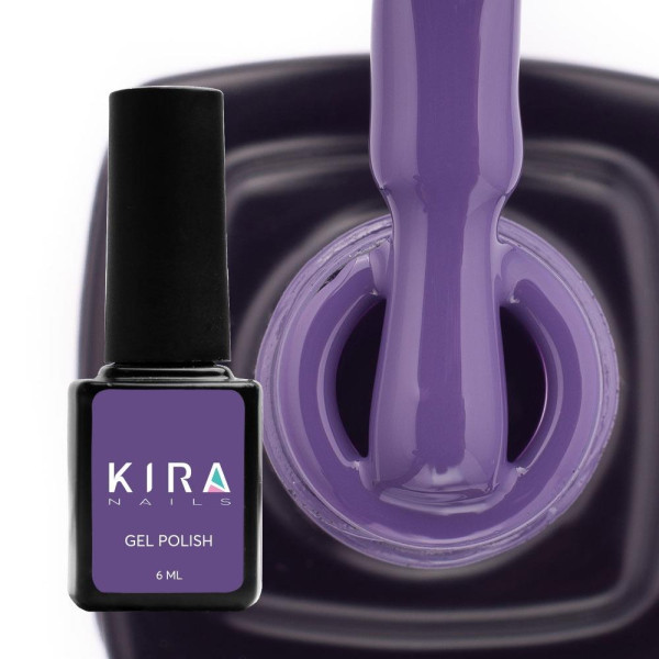 Гель-лак Kira Nails №158 (приглушенный фиолетовый, эмаль), 6 мл