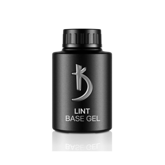 Kodi Professional Lint Base Gel Clear - база з мікроволокнами для гель-лаку (прозора), 35 мл