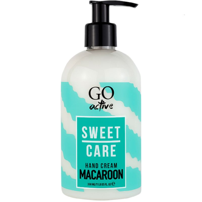 Крем для рук Go Active Hand Cream Macaroon, що зволожує, мигдальне печиво, 350 мл
