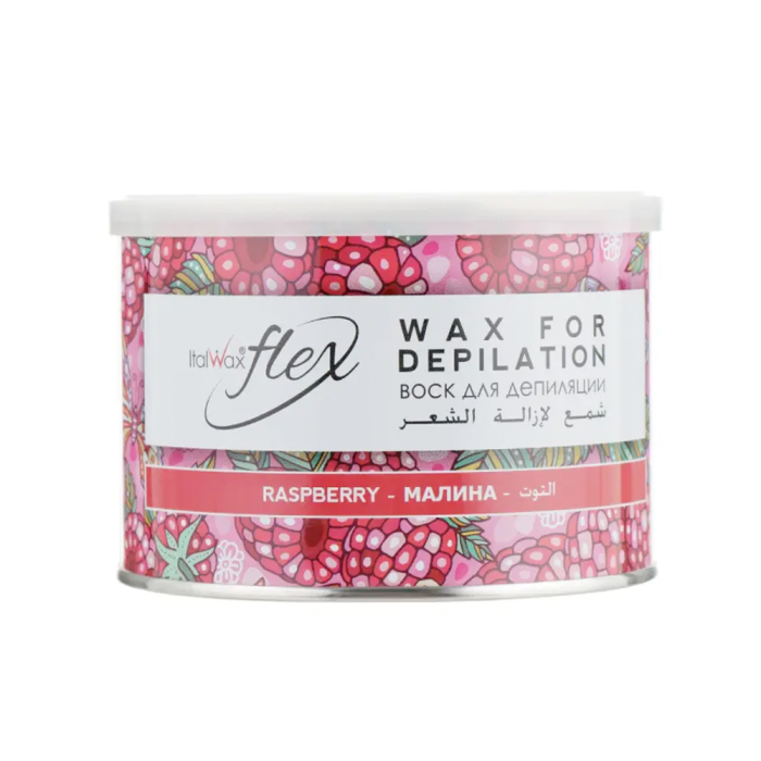 ItalWax Flex Raspberry - воск в банке, малина, 400 мл