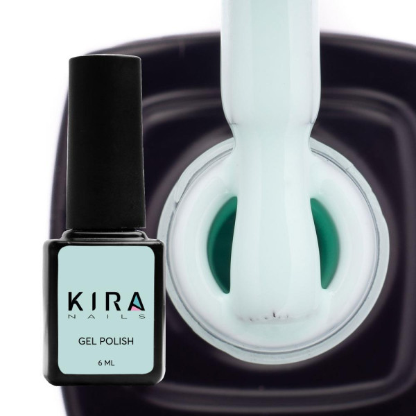 Гель-лак Kira Nails №168 (морська піна, емаль), 6 мл
