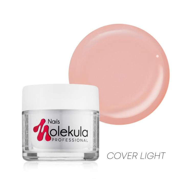 Molekula Gel №08 Cover Light - камуфлирующий гель, розово-бежевый, 15 мл