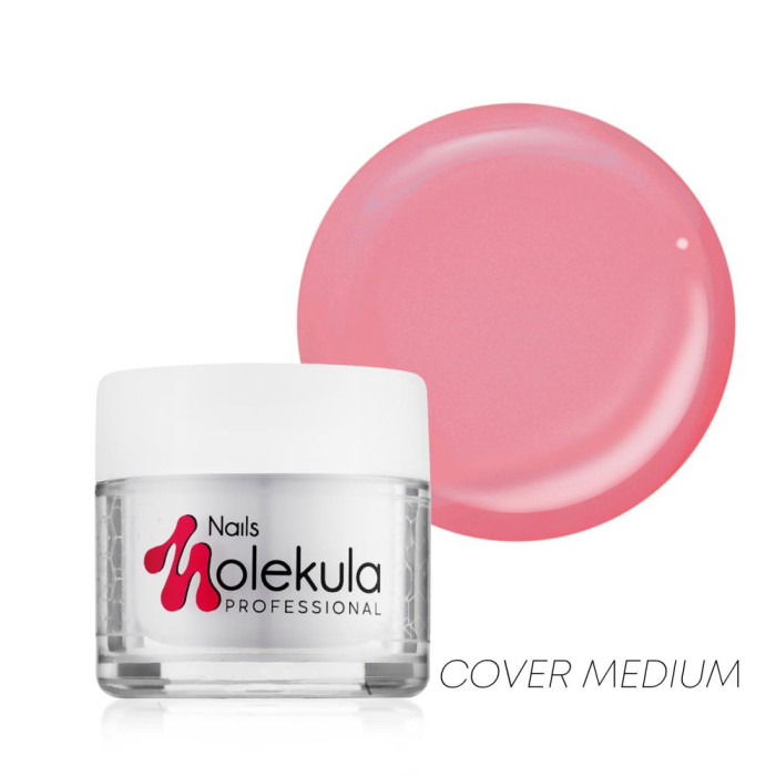 Molekula Gel №09 Cover Medium - гель камуфлюючий, бежево-червоний, 50 мл