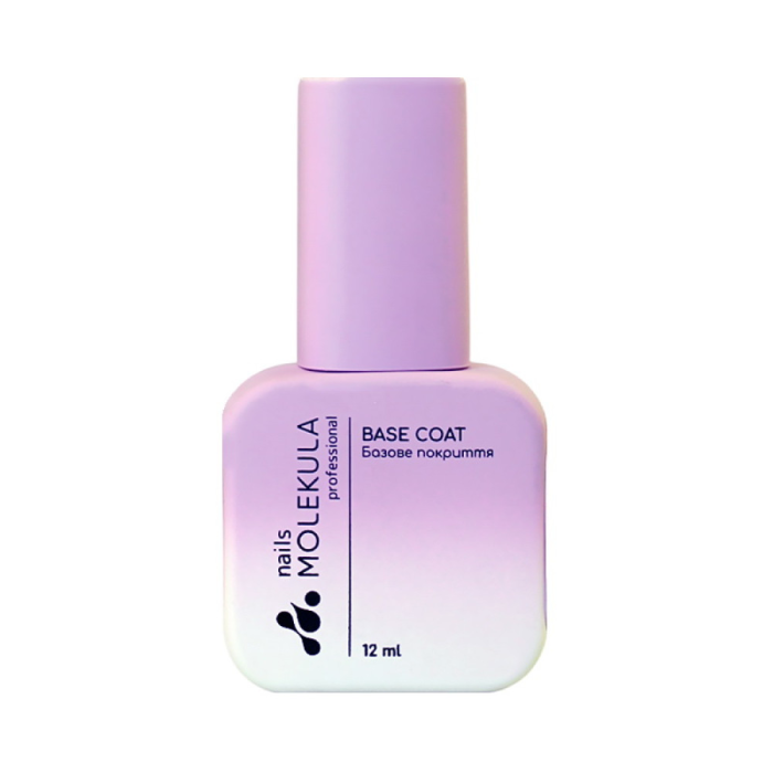 Molekula Base Coat Rubber Professional - каучукова основа для гель-лаку, 12 мл