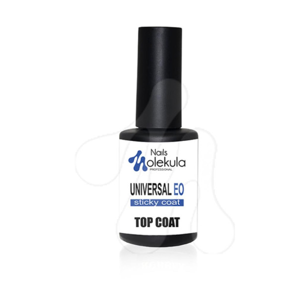 Molekula Top Coat Sticky Universal EO - топ з липким шаром для гелів та гель-лаків, 12 мл