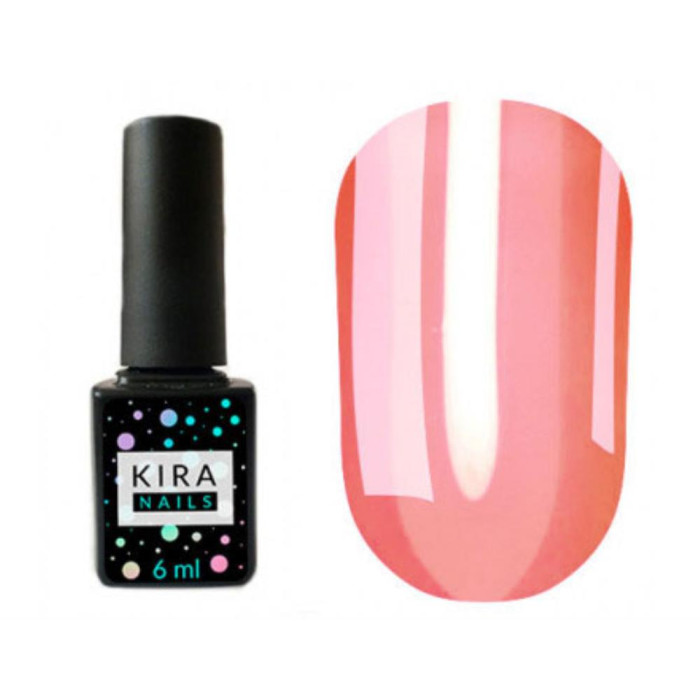Гель-лак Kira Nails Vitrage №V16 (прозрачно-розовый), 6 мл