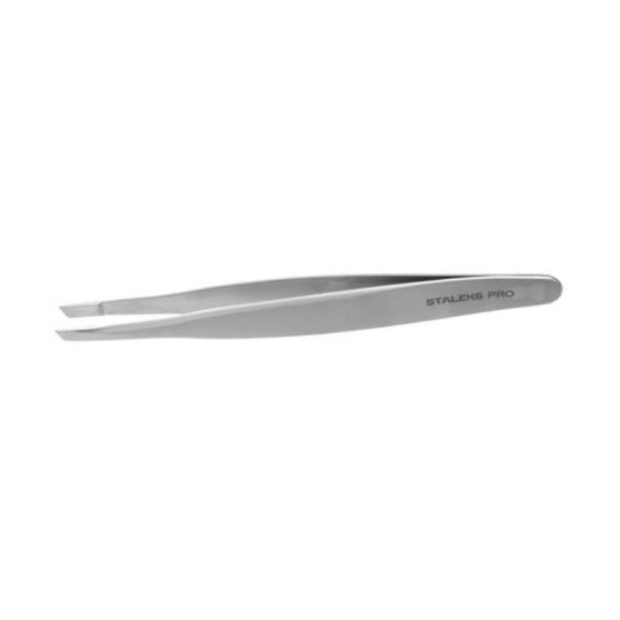 Пінцет для брів Staleks Pro Expert 20 Type 4 (вузькі скошені кромки)