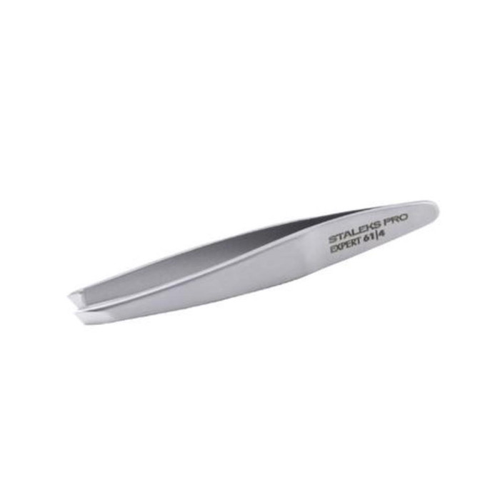Пінцет для брів Staleks Pro Expert 61 Type 4 (вузькі скошені кромки)