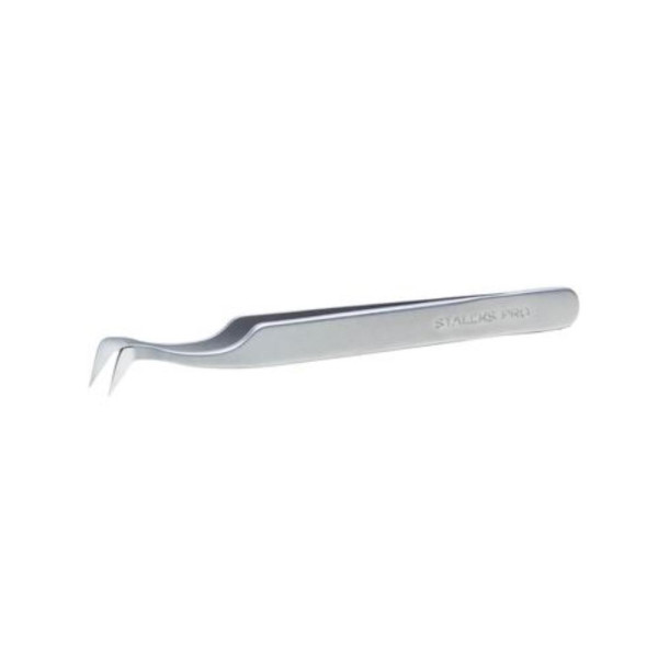 Пинцет профессиональный для ресниц Staleks Pro Expert 41 Type 6 (башмачок 75')