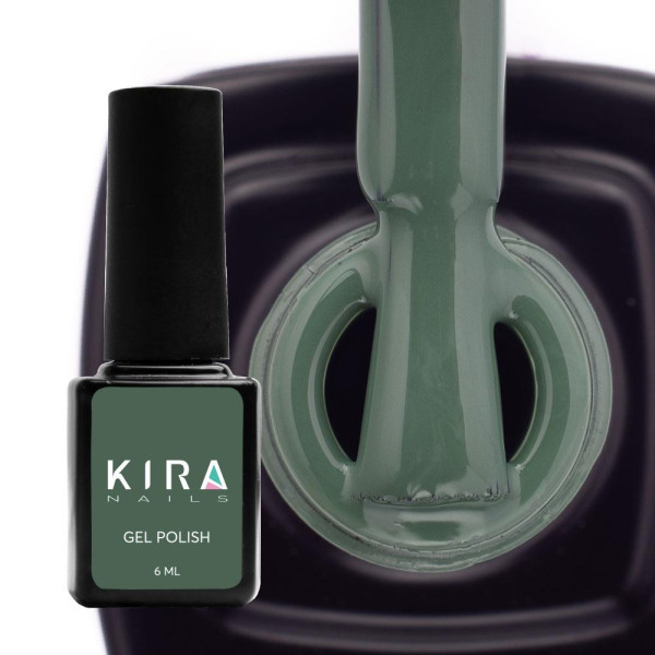 Гель-лак Kira Nails №171 (хакі, емаль), 6 мл