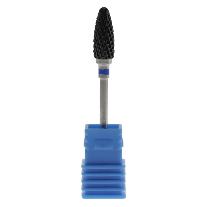 Фреза керамічна- кукурудза 6410501 M-Black 3/32" діаметр 6,1 мм, робоча частина 15 мм, синя