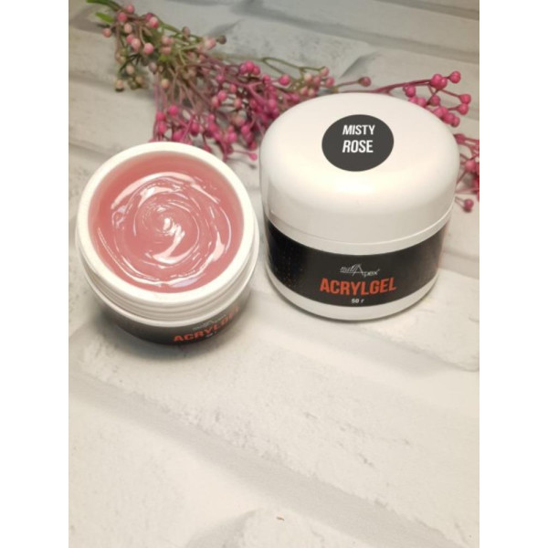 Nailapex Acryl Gel Misty Rose - акрігель туманна троянда, 30 мл