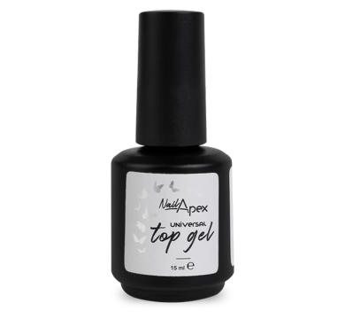 Nailapex Universal Top Gel Finish Crystal - топ універсальний без липкого шару, без УФ, 15 мл