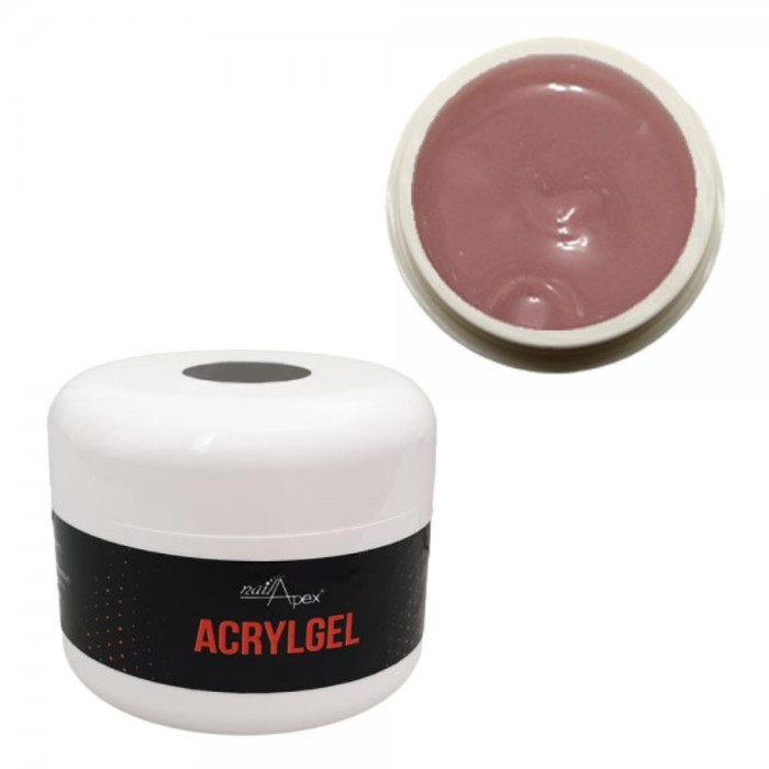 Nailapex Acryl Gel Cover Rose - бежевий акрігель з розовинкою, 30 мл