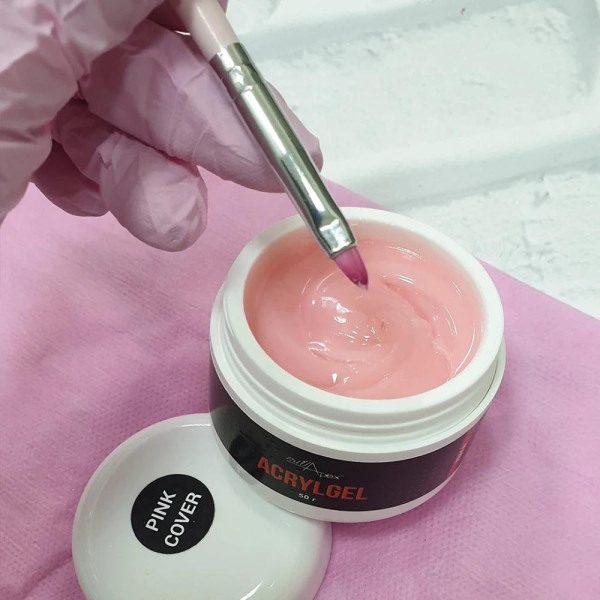 Nailapex Acryl Gel Pink Cover - акригель розовый камуфляж, 30 мл