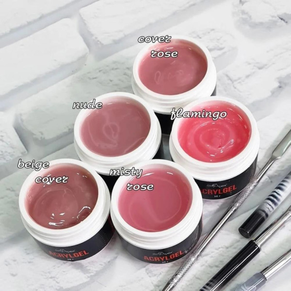 Nailapex Acryl Gel Pink Cover - акригель розовый камуфляж, 30 мл