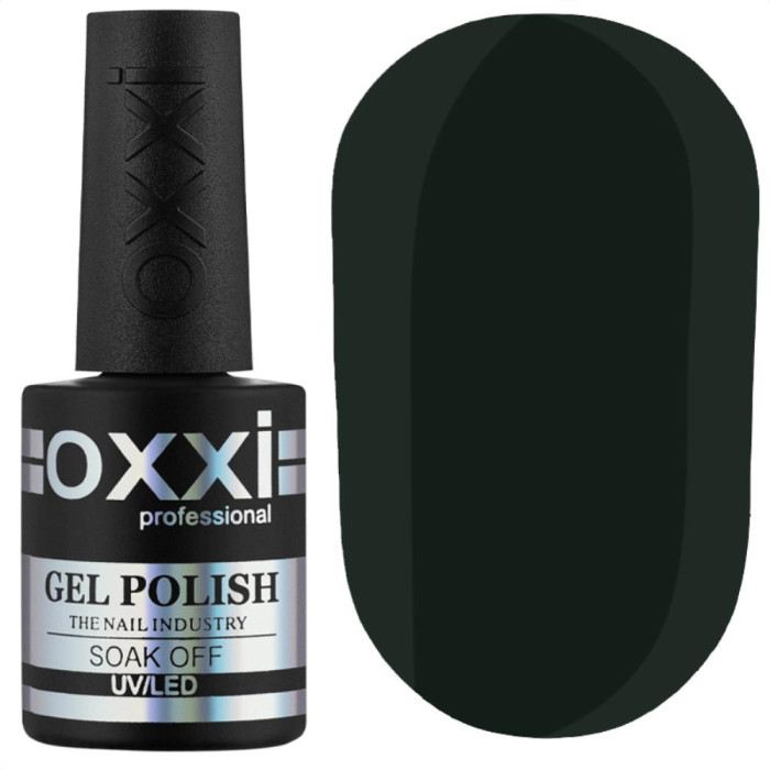 Гель-лак OXXI Professional №296, темно-зеленый, 10 мл