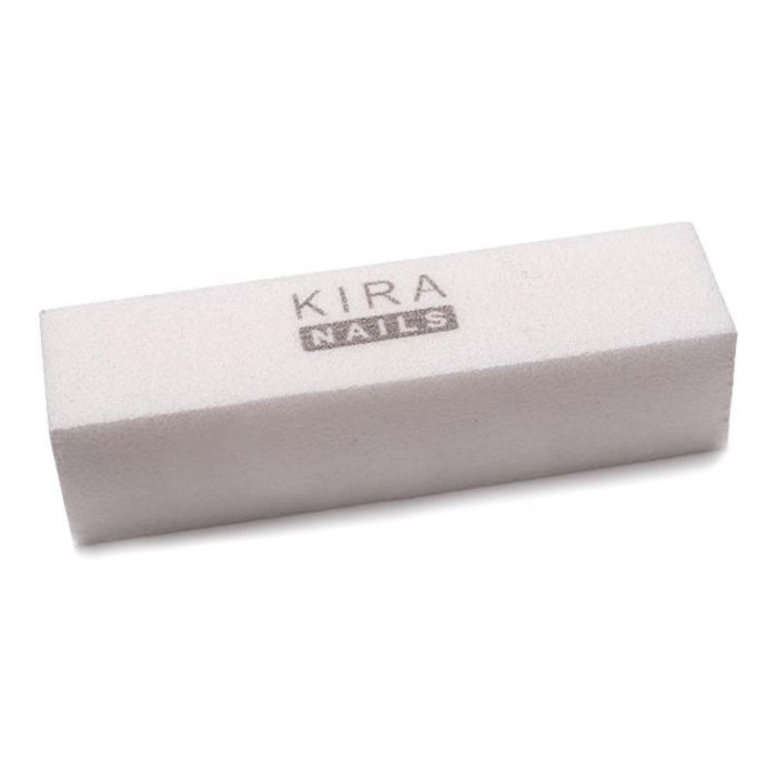 Бафик Kira Nails белый 100 грит