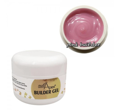 Nailapex Pink Builder Gel - моделюючий крем (гель-желе), 30 мл