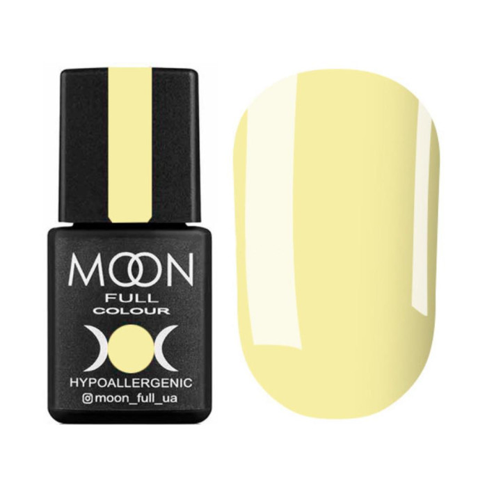 Гель-лак Moon Full Spring-Summer №608, молочно-желтый, 8 мл