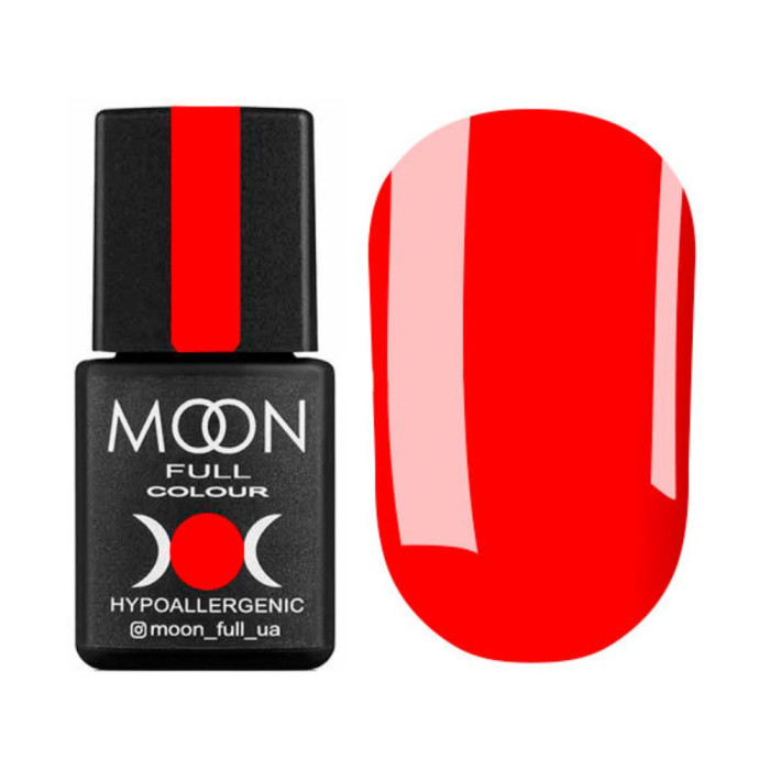 Гель-лак Moon Full Spring-Summer №617, классический красный, 8 мл