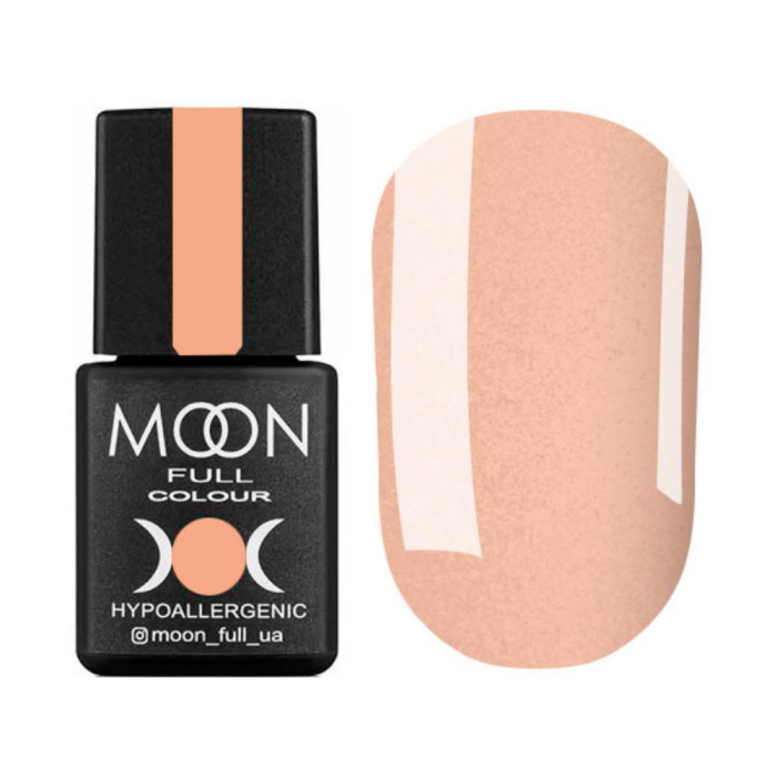 Гель-лак Moon Full Spring-Summer №619, рожевий капучіно, мікроблиск, 8 мл