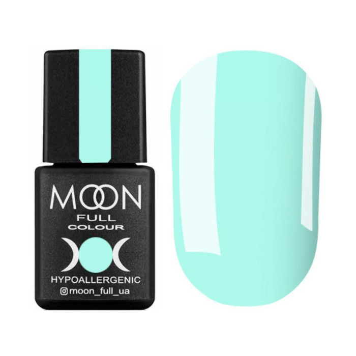 Гель-лак Moon Full Spring-Summer №628, бірюзовий, 8 мл