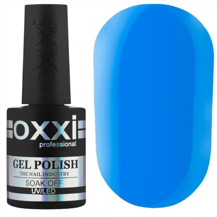 Гель-лак Oxxi Professional №309, лазурно-синий, 10 мл