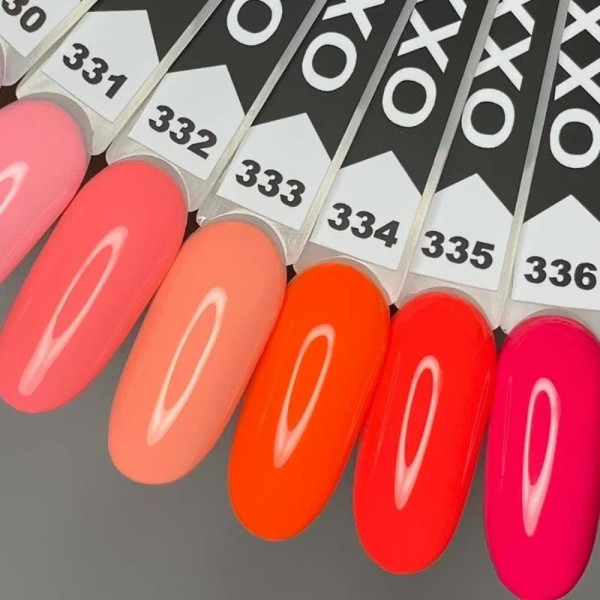 Гель-лак Oxxi Professional №333, лососевий, 10 мл