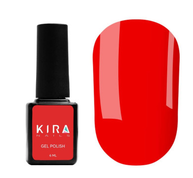 Гель-лак Kira Nails №172 (кораловий, неоновий), 6 мл