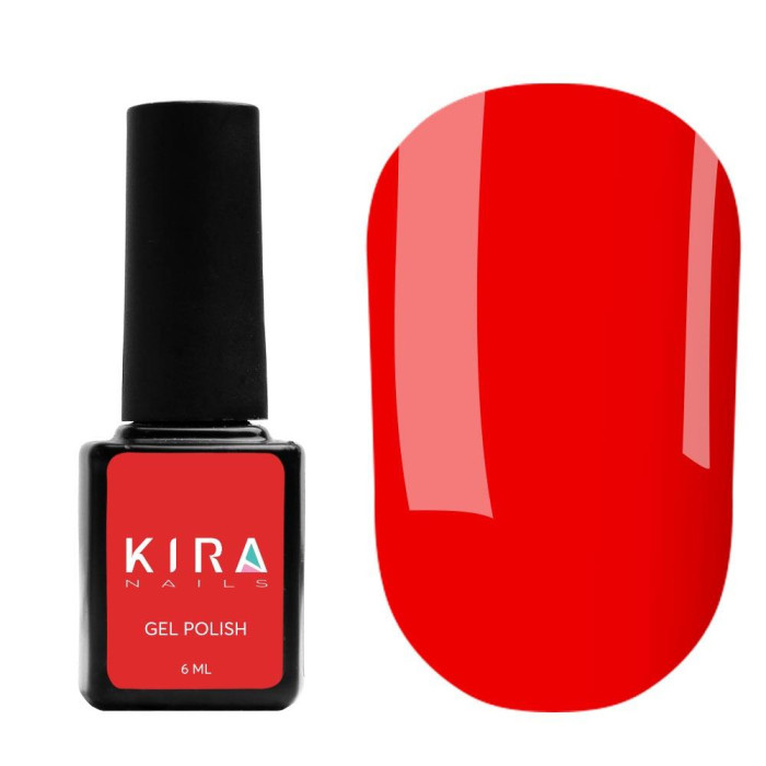Гель-лак Kira Nails №172 (коралловый, неоновый,), 6 мл