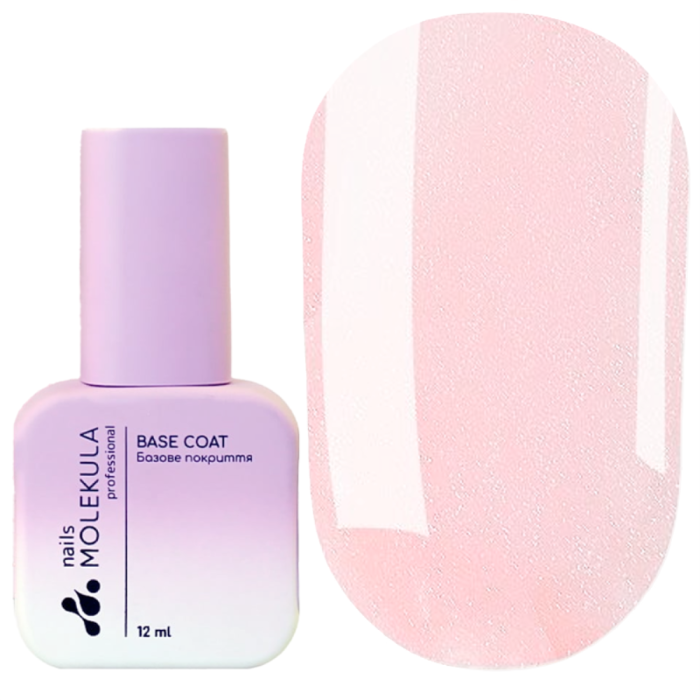База камуфлирующая Molekula Base Coat Cotton Candy ML1220, сахарная вата, 12 мл