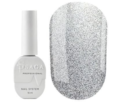 Гель-лак кошачий глаз SAGA Cat Shine, хрустальная кошка, 10 мл