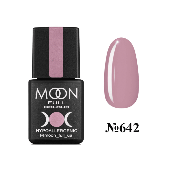 Гель-лак Moon Full Autum-Winter №642, тауп, 8 мл