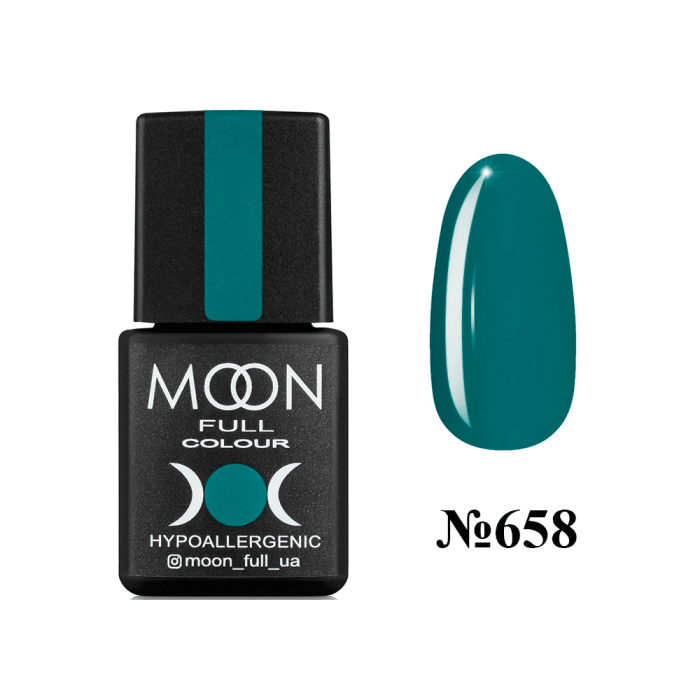 Гель-лак Moon Full Autum-Winter №658, м'ятний, 8 мл