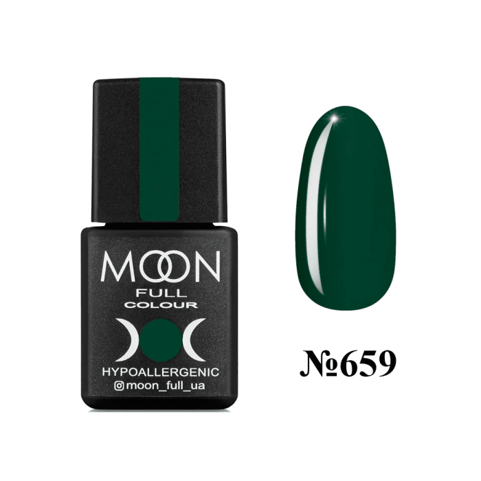 Гель-лак Moon Full Autum-Winter №659, хвойный, 8 мл
