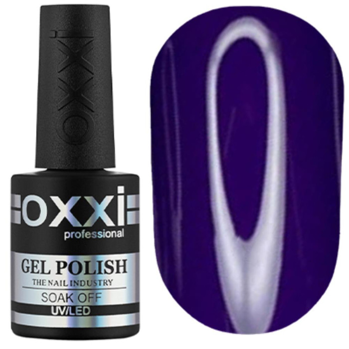 Гель-лак Oxxi Professional №347, темно-фіолетовий, 10 мл