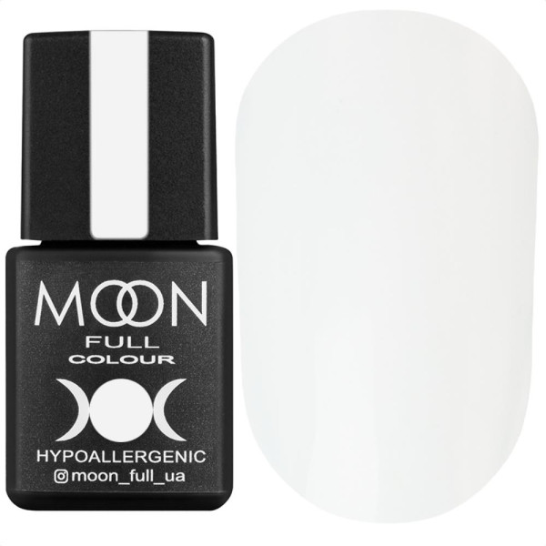 Гель-лак Moon Full Air Nude №01, молочно-білий, 8 мл