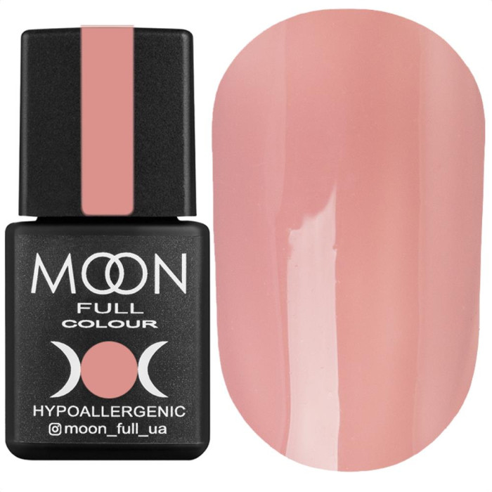 Гель-лак Moon Full Air Nude №08, рожево-коричневий, 8 мл
