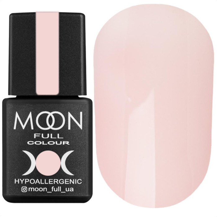 Гель-лак Moon Full Air Nude №16, бежево-рожевий, 8 мл