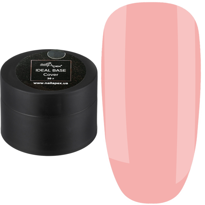 База камуфлююча Nailapex Ideal Base Cover №02, яскравий рожевий нюд, напівпрозорий, 30 г