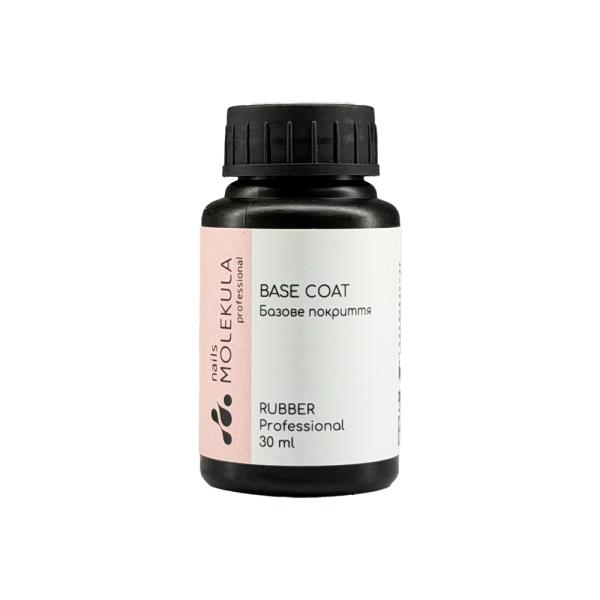 Molekula Base Coat Rubber Professional - каучукова основа для гель-лаку, 30 мл