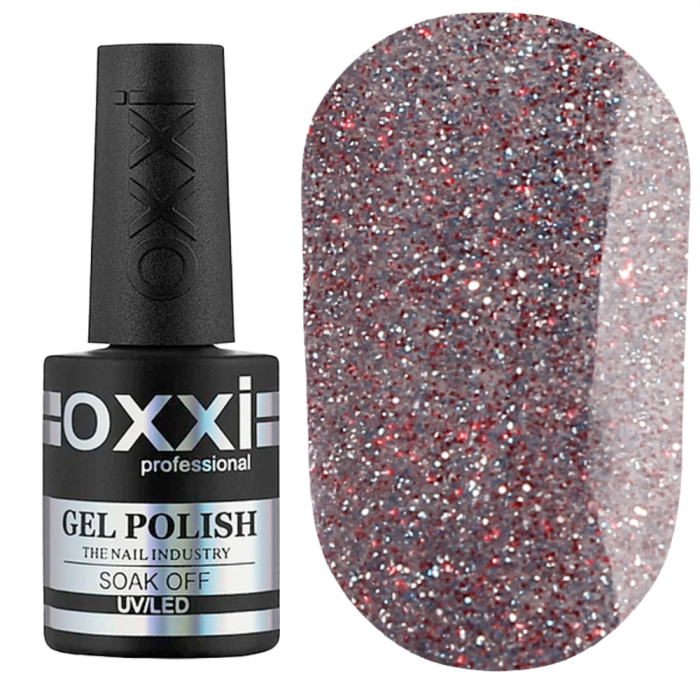 Гель-лак світловідбивний Oxxi Professional Disco №06, фіолетовий, 10 мл