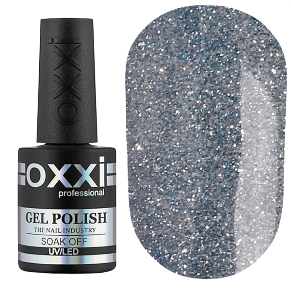 Гель-лак світловідбивний Oxxi Professional Disco №07, синій, 10 мл