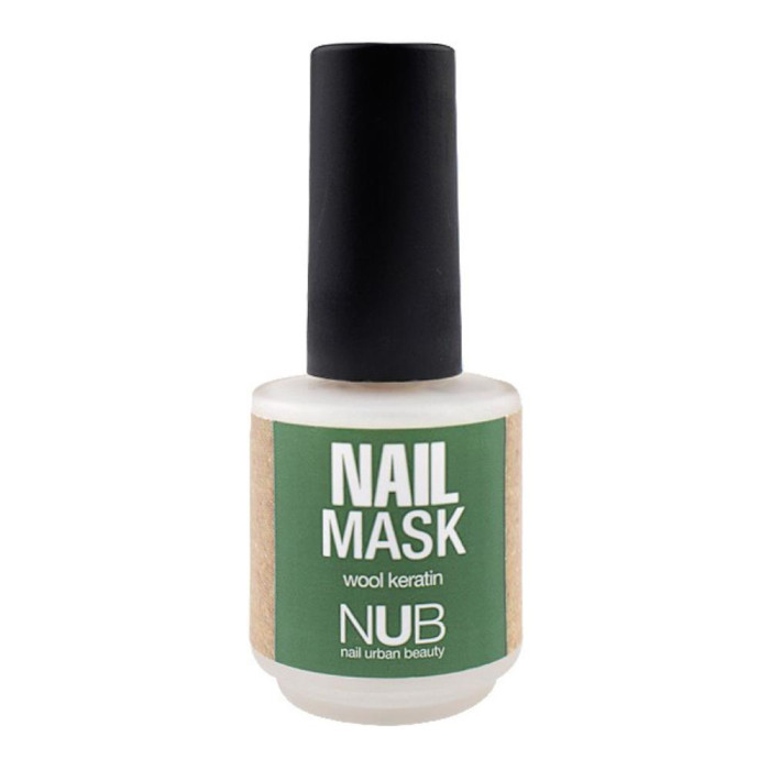 NUB Nail Mask - укрепляющая маска для ногтей с кератином шерсти, 15 мл