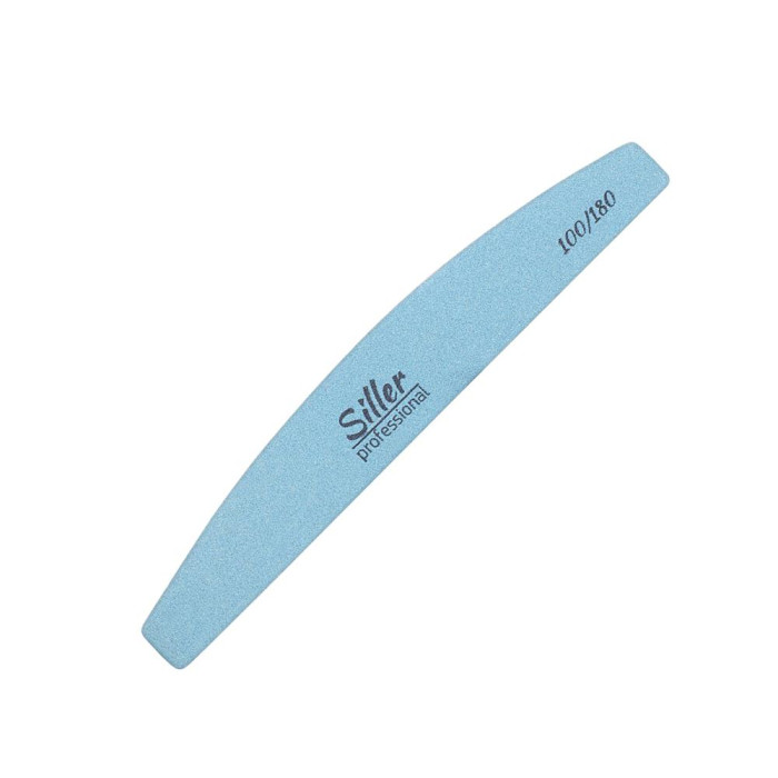 Пилка для ногтей деревянная Siller Half 100/180, тонкая